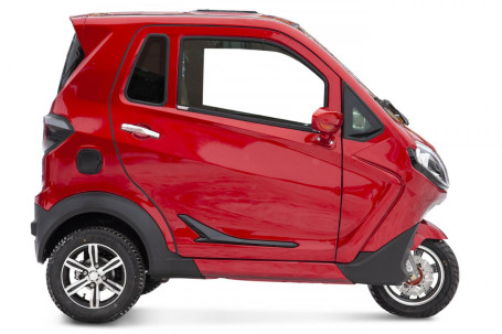 Трицикл электрический Rutrike Кабина (красный)