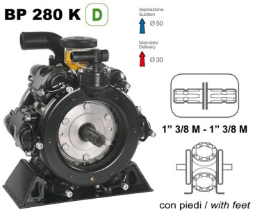 Мембранный насос Comet BP280 (20 бар, 248 л/мин, ВОМ 1&quot;3/8)