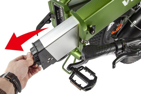 Электровелосипед VOLTRIX City FAT 20 (зеленый)