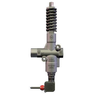 Регулятор давления PA VB60/600 Zero (600бар, 60л/мин, 1/2&quot;г-1/2&quot;г, By-pass 1/2&quot;г, микр, Aisi 303)