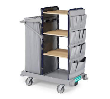 Тележка TTS Green Hotel (120л, с карманами)