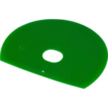 Скребок с отверстием FBK (125х160мм, гибкий, зеленый)