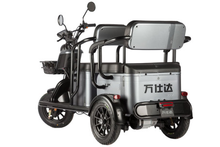 Трицикл электрический Wanshida UM+ 60V 1000Вт (серый)