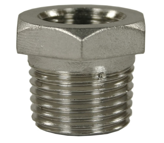 Переходник 1/4г-3/8ш (500бар, оцинк) TOR