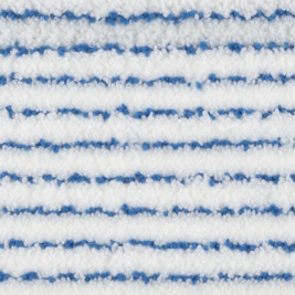 Моп TTS SOFT STRIAT (40см, липучка, микрофибра, белый/синий)