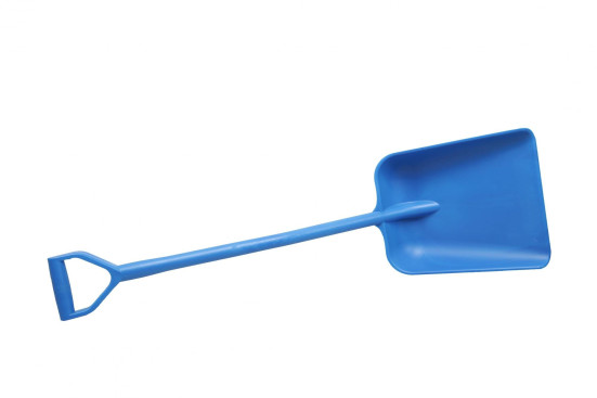 Лопата литая FBK (полипропилен, 330х380х1120 мм, синий)