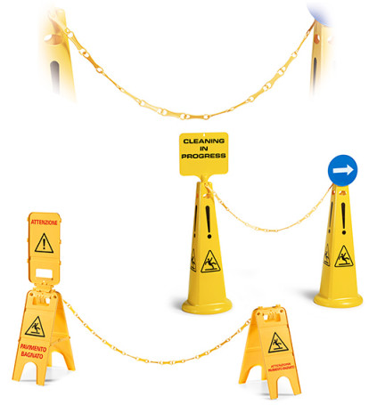 Цепочка пластиковая для пирамидального знака (длина 1м)