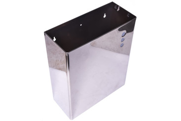 Контейнер для мусора Nofer настенный (23л, нерж., глянцевый, без крышки)