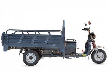 Трицикл электрический Rutrike Титан 2000 60V1500W (гидравлика, серый)