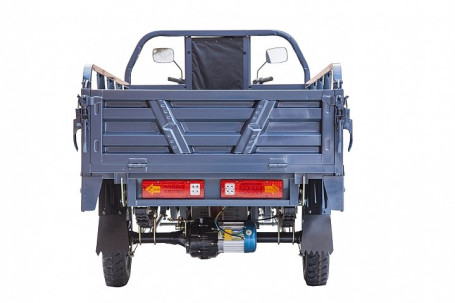Трицикл электрический Rutrike Титан 2000 60V1500W (гидравлика, серый)