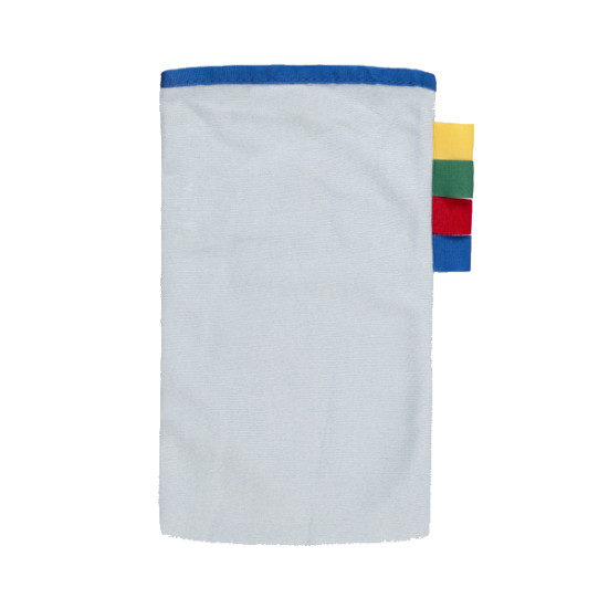 Перчатка для зеркал TTS (14х26см, микрофибра, цвет. кодировка, белый, 5шт)