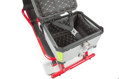 Трицикл электрический Wanshida DOUHAO (60V, 800W, черно-бело-красный)