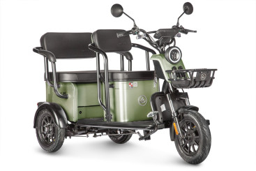 Трицикл электрический Wanshida UM+ 60V 1000Вт (зеленый)