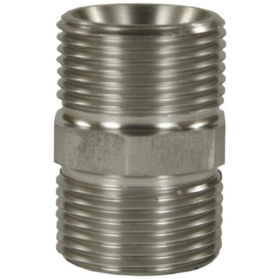 Переходник R+M (M22/M22 внеш., нерж. сталь)