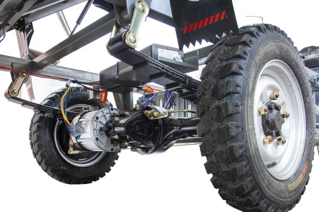 Трицикл электрический Rutrike Титан NEXT 2000 60V1500W (темно-зеленый)