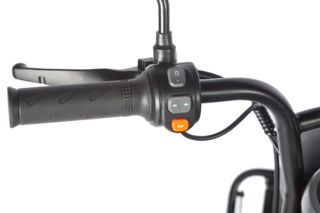 Трицикл электрический Wanshida HOT HATCH (60V, 650W, черно-синий)