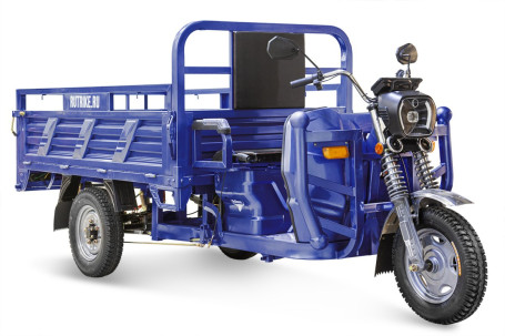 Трицикл электрический Rutrike Титан NEXT 2000 60V1500W (синий)