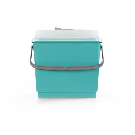 Ведро TTS (4л, крышка, полипропилен, зеленый)