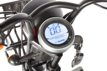 Трицикл электрический Wanshida HOT HATCH (60V, 650W, черно-зеленый)