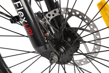 Электровелосипед VOLTECO FLEX UP! (черно-зеленый)