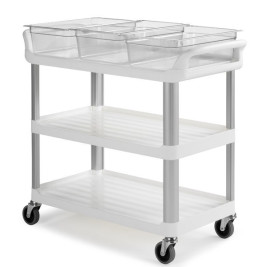 Тележка TTS Shelf 3700W (3 полки, белый)