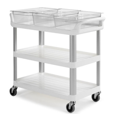 Тележка TTS Shelf 3700W (3 полки, белый)