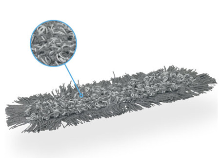 Моп Vikan Damp 43 (40см, крючок/петля, серый)