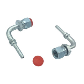 Фитинг высокого давления DKI (DN10, М18х1.5г, 90гр, оцинк) RC