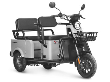 Трицикл электрический Wanshida LC-F150 60V 1000Вт (серый)