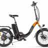 Электровелосипед VOLTECO FLEX UP! (черно-оранжевый)