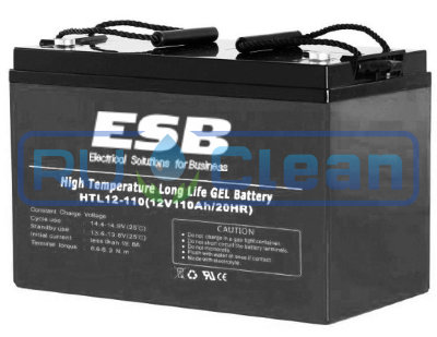 Аккумуляторная батарея ESB HTL12-110 (110Ач, 12В, Gel)