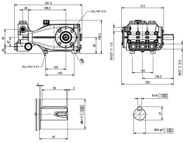 Насос высокого давления HAWK XLT 2520IR