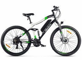 Электровелосипед Eltreco FS900 new (черно-зеленый)