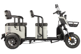 Трицикл электрический Wanshida LC300 (60V, 1000W, черный)