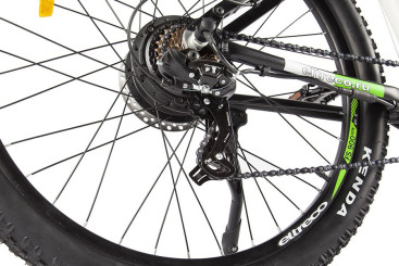 Электровелосипед Eltreco FS900 new (зелено-белый)