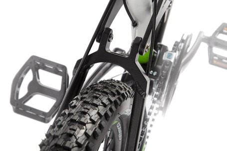 Электровелосипед Eltreco FS900 new (зелено-белый)