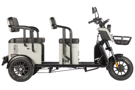 Трицикл электрический Wanshida LC300 (60V, 1000W, зеленый)