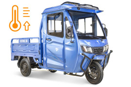 Трицикл электрический Rutrike КАРГО Кабина обогрев 1500 (темно-синий)