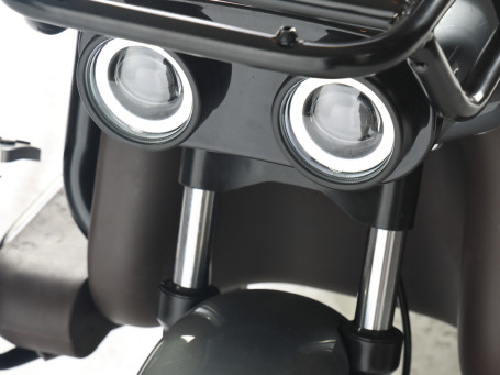 Трицикл электрический Wanshida U1-X 60V 800Вт (серый)