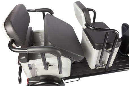 Трицикл электрический Wanshida LC300 (60V, 1000W, серый)