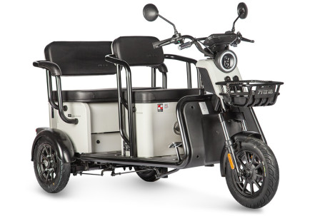 Трицикл электрический Wanshida LC300 (60V, 1000W, серый)
