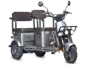 Трицикл электрический Wanshida U1-X 60V 800Вт (белый)