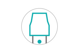 Сгон TTS для пола (55см, синий)