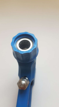 Пистолет пищевой ST3100 (1/2&quot;г-Байонет к.н. синий, 60бар, 100л/мин) R+M