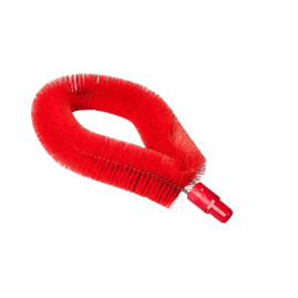 Щетка моющая для труб FBK (d100х340х600мм, мягкая, красный)