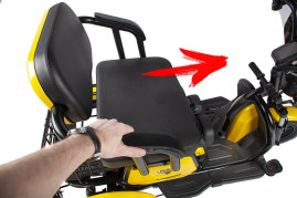 Трицикл электрический Rutrike Бумеранг (желтый)