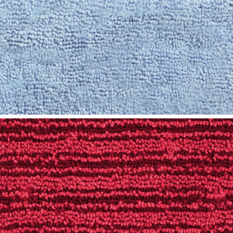 Моп двусторонний TTS Tri Wet 1-Safe (46х19.5см, полиэстер, синий/красный)