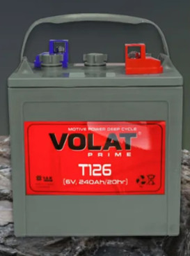 Тяговый аккумулятор VOLAT T126 (6В, 240Ач, AGM)