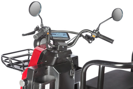 Трицикл электрический Wanshida LC-F200 (60V, 1000W, серый)