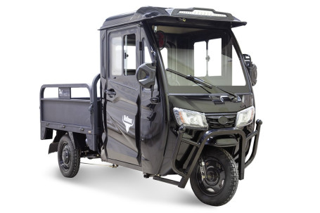 Трицикл электрический Rutrike КАРГО Кабина Универсал 1500 (зеленый)